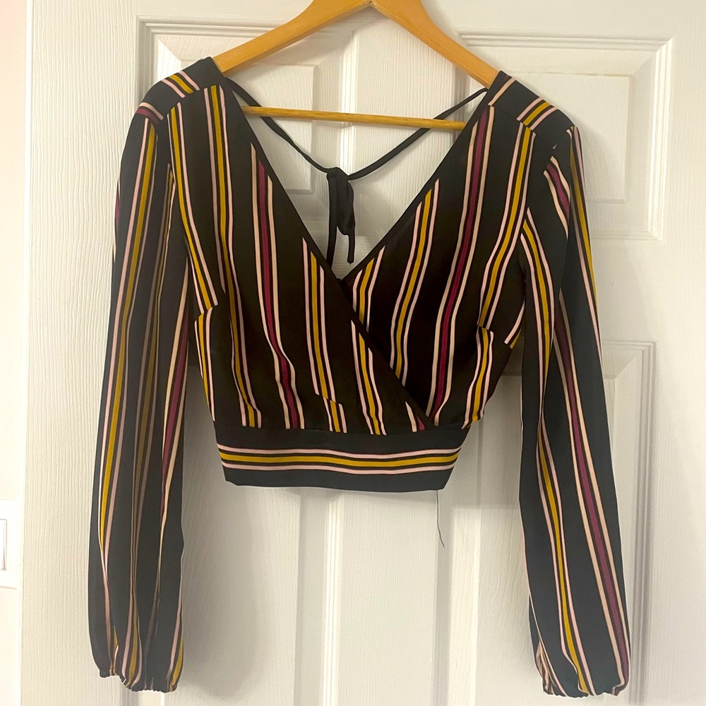 🎀2 for $15🎀 Band of Gypsies Boho Crop Blouse NWOT